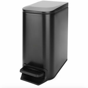 NEW Cesun Small Bathroom Trash Can Lid Soft Close Step Pedal 6L Stainless Steel